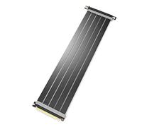 LINKUP - Cable Riser AVA PCIe 4.0 Gen 4 x16 - Compatible con RTX 4090 RX7900 - Potencia tu Rendimiento en Juegos - Conector a 90 Grados Negro (30cm)