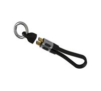 LINKUP - Cable USB 4 Ver.2 80Gbps (17,5cm) Estilo Llavero, Ultra Portátil, Compatible con Thunderbolt 5/4/3, Carga Rápida 240W, Pantallas 16K/8K, Cable USB-C Corto para Portátil Smartphone Tableta SSD