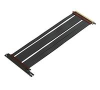 LINKUP - Extreme4+ PCIe 4.0 X16 Cable Elevador [RTX4090 RX6950XT x570 Z690 Probado] Twinax Apantallado de Alta Velocidad Vertical para Juegos PCI Express Gen4┃Enchufe Universal de 90 Grados (30cm)