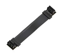 LINKUP - Flexible SLI Bridge GPU Cable Extreme High-Speed Technology Premium Shielding 85 Ohm Design for NVIDIA GPUs Graphic Cards┃Not Compatible with AMD or RTX 2000/3000 GPU - [16cm]