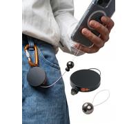 Linky Smartphone's Earring Correa retráctil antirrobo para teléfono, cordón seguro de línea de acero para viajes al aire libre, esquí, senderismo, kayak, festival rave, correa de teléfono antirrobo