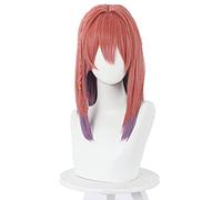 LINLINCD -Alquilar a una novia Sakurasawa Sumi Pink Lila Mixed Cosplay Anime Peluca resistente al calor Pelo sintético Halloween Fiesta Carnaval