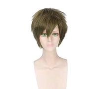 LINLINCD - Anime Coer Wig. Anime gratis! Peluca Makoto Tachibana Cosplay Disfraz Corto Pelo sintético resistente al calor Pelucas de fiesta de Halloween