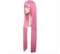 LINLINCD -Anime Coer Wig. Anime Mafuyu Kirisu Mujeres Rosa Peluca Cosplay Disfraz Bokutachi WA Benkyou GA Dekina Cabello resistente al calor Cosplay Pelucas+ Peluca Gorra
