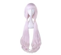 LINLINCD - Anime Coer Wig. Anime Nekopara Chocolat Vainilla Peluca Cosplay Disfraz Mujeres Pelo sintético Largo Resistente al Calor Halloween Fiesta Pelucas