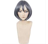 LINLINCD - Anime Coer Wig. Anime Sirius The Jaeger Yevgraf Peluca Cosplay Pelo Corto Peluca de pelo sintético resistente al calor + gorro de peluca