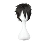 LINLINCD - Anime Coer Wig. Anime Sword Art Online Kirigaya Kazuto Peluca Cosplay Disfraz Sao.Kirito Hombres Cabello Halloween Fiesta Pelucas