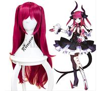 LINLINCD -Anime Coer Wig. Destino FGO adicional CCC. Rose Red Erzsebet Bathory Dragon Long Straight Cosplay peluca