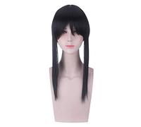 LINLINCD -Anime Coer Wig. Kaguya-Sama: el amor es la guerra Shinomiya Kaguya Black peluca Cosplay disfraz de pelo sintético resistente al calor mujeres Halloween fiesta pelucas