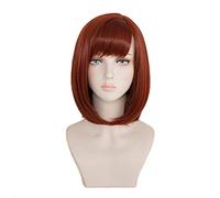 LINLINCD - Anime Coer Wig. Reino de corazones. III. Kairi REDIZ Brown peluca corta Cosplay disfraz mujeres pelo sintético resistente al calor pelucas de fiesta de Halloween