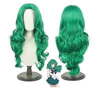 LINLINCD - Anime Coer Wig. Sailor Moon Mercury Mars Júpiter Venus Uranus Neptuno Plutón Saturn Chibi USA Cosplay pelucas para Halloween Fiesta Sailor Júpiter peluca
