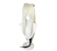 LINLINCD - Anime Coser 39 pulgadas -Genshin-Impact-Peluca de Anime Cosplay Peluca de degradado con gorro de peluca gratis para Halloween en