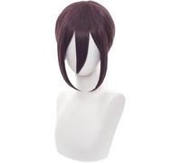LINLINCD - Anime Coser Anime Anime Cosplay Cosplay Peluca de motosierra peluca para mujer con gorro de peluca gratis para Halloween en