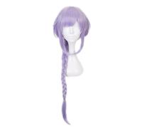 LINLINCD - Anime Coser Anime Anime Cosplay peluca Genshin Impact peluca Qiqi peluca con gorro de peluca gratis para Halloween en