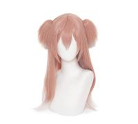 LINLINCD - Anime Coser Genshin Impact Peluca Anime Cosplay Venti Peluca con gorro de peluca gratis para Halloween en