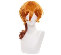 LINLINCD -Anime Coser Peluca Chuuya Nakahara Peluca Bungou Stray Perros Chuuya Nakahara Cosplay Peluca con Peluca Media Longitud Peluca Naranja Anime Cosplay (Color: Chuya Nakahara)