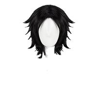 LINLINCD -Anime Coser Pruik Division Rap Battle Hipnosis MIC Nirou Jiro Yamada Cosplay peluca corta resistente al calor sintética peluca de pelo sintético +gorra de peluca