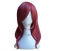 LINLINCD -Anime Coser pruik Love Life! Love Live Maki Nishikino Cosplay peluca corta rizada resistente al calor sintético peluca de pelo sintético+gorra de peluca