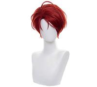 LINLINCD - Anime Coser Wig AI Ohto Wig Wonder Huevo Priority AI Ohto Cosplay peluca con peluca corta Cosplay Blue Anime (Color: Momoe Sawaki)