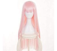 LINLINCD - Anime Coser Wig Anime Cosplay peluca querida en el 02 cero dos peluca rosa cónica carnaval Navidad Halloween fiesta diario