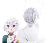 LINLINCD -Anime Coser Wig Anime Games Princess Connect Re: Dive Cosplay Party Kokkoro parte adulto etapa pelucas personas sin personaje Cosplay pelucas+peluca