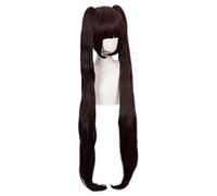 LINLINCD - Anime Coser Wig Anime Nekopara Chocolate Vanilla Peluca Larga a Cuadros Cosplay Disfraz Resistente al Calor Pelo Sintético Mujeres Pelucas 1 Voland (fluido)