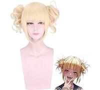 LINLINCD - Anime Coser Wig Boku No Hero Academia My Hero Academia Himiko Toga Cosplay peluca sintética+peluca Cap Hair Party Play