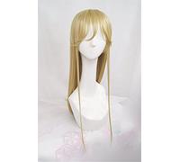 LINLINCD - Anime Coser Wig Cosplay Peluca Hakata Tonkotsu Ramens Brown Corto Cosplay Fiesta Moda Anime Disfraz Pelucas Humanas Pelo Sintético Fibra Resistente al Calor