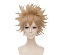 LINLINCD -Anime Coser Wig Cosplay Peluca My Hero Academia Blanco Mix Rojo Pelucas CORTA CORTA MUJERES COSPLAY MONTAIRE HOMBRE KOSTUM COMPLETO PERMINES SYNTHESY HAAR RESISTANT CHA