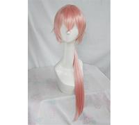 LINLINCD - Anime Coser Wig Cosplay Wig Dream World & 100 Sleeping Princes Red Mix Brown Pelucas Corta Cosplay Parte Moda Anime Disfraz Humano Pelucas Completas Pelo Sintético Fibra Resistente