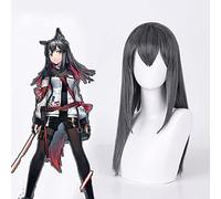 LINLINCD - Anime Coser Wig Game Arknights Cosplay Peluca Texas Cosplay Peluca de pelo sintético resistente al calor Halloween Carnaval Fiesta Anime Cosplay Peluca