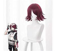LINLINCD - Anime Coser Wig Game Arknights Cosplay Pelucas Cosplay Angel Cosplay Peluca resistente al calor Pelo sintético Halloween Carnaval Fiesta Anime Ropa Wig+ Peluca Cap