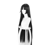 LINLINCD - Anime Coser Wig Game Arnights Gladiia Cosplay peluca larga recta azul azul claro peluca gris pelo sintético Halloween fiesta Navidad (diseño: saga)