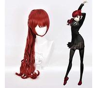 LINLINCD -Anime Coser Wig Game Persona5 The Royal P5R Cosplay Pelucas Yoshizawa Kasumi Kasumi Cosplay peluca pelo sintético+peluca Halloween