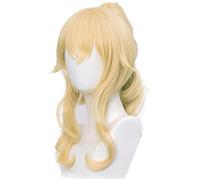 LINLINCD - Anime Coser Wig Genshin Impact Cosplay pelucas sacarosa gradiente verde 85 cm largo derecho duradero sintético sanación HAPS HALLOWERN carnaval fiesta + peluca gorra