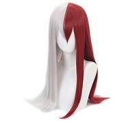 LINLINCD - Anime Coser Wig Red Riot Riot Eijiro Kirishima Peluca MHA My Hero Academia Red Riot Eijiro- Kirishima Cosplay peluca con peluca corta y Cosplay Anime Rojo