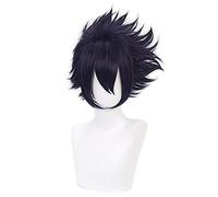 LINLINCD - Anime Coser Wig Red Riot Riot Eijiro Kirishima Peluca MHA My Hero Academia Red Riot Eijiro- Kirishima Cosplay peluca con peluca corta y Cosplay Anime Rojo