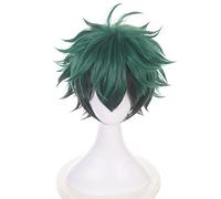 LINLINCD - Anime Coser Wig Red Riot Riot Eijiro Kirishima Peluca MHA My Hero Academia Red Riot Riot Eijiro Kirishima Cosplay peluca con peluca corta y Cosplay rojo