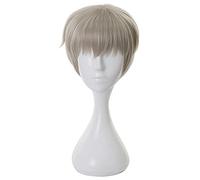 LINLINCD -Anime Coser Wig Suguru Geto Wig Jujutsu Kaisen Suguru Geto Cosplay peluca con peluca larga negra (color: toge inumaki)