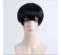 LINLINCD Anime Cosplay Peluca Anime Coser Pruik Anime Aseo Atado Hanako Kun Cosplay Tsukasa Yugi Cosplay Ropa Peluca Halloween Fiesta Universal Peluca Fibra Sintética Peluca