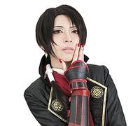 LINLINCD Anime Cosplay Peluca Anime Coser Pruik Touken Ranbu Online Kashuu Kiyomitsu Anime Game Cosplay Peluca Halloween Disfraz de Juego Pelucas de Pelo