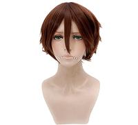LINLINCD Anime Cosplay peluca de 30 cm identidad v Nabb mercenario NAIB Subdedar Cosplay peluca disfraz juego pelucas Halloween fiesta anime juego peluca de pelo