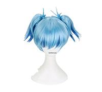 LINLINCD Anime Cosplay peluca de asesinato en el aula SHIota Nagisa Colas de Caballo Peluca Cosplay Resistente al Calor Peluca de Pelo Sintético + Gorro de peluca