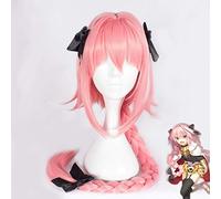 LINLINCD Biamoxer Destino/Apócrifo Astolfo Asutorufo Atalanta Peluca Jeanne Shirou Kotomine Sable Cosplay Pelucas D