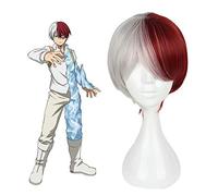 LINLINCD Cosplay peluca Anime Boku No Mi héroe Academia Cosplay Peluca Izuku Midoriya Bakugou Katsuki Todoroki Shoto Ochaco Urarala Asui Tsuyu Peluca A.