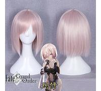 LINLINCD Cosplay peluca Anime FGO Destino Gran Orden Gachas Kyrielight Matthew peluca Cosplay disfraz Halloween fiesta pelo pelucas de cabello+peluca gratis gorra