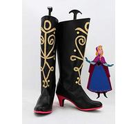 LINLINCD Cosplay wig Adultos Mujeres Niñas Princesa Elsa Anna Cosplay Botas Zapatos Mujeres Halloween Carnaval Cosplay Prop Custom Made 39