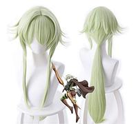 LINLINCD Cosplay wig Anime Goblin Slayer Arco alto elfo Yousei Yunde Peluca larga Cosplay Disfraz Mujeres Pelucas de pelo sintético resistente al calor
