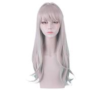 LINLINCD Cosplay wig Anime Jibaku Shounen Hanako Kun Cosplay Pelucas Nene Yashiro 80 cm de largo resistente al calor sintético pelucas de pelo sintético para fiesta de Halloween PL-201