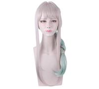 LINLINCD Cosplay wig Anime Jibaku Shounen Hanako Kun Cosplay Pelucas Nene Yashiro Long Twist trenza peinado resistente al calor pelo sintético fiesta pelucas 201